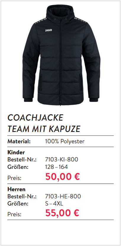 Coachjacke mit Kapuze schwarz